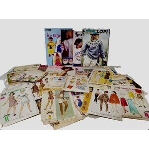 Vintage Simplicity Vogue Butterick McCall's Sewing Patterns Large Lot!